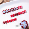 12 Sizes-24 Pcs Press On Nails JL0676