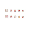 12 Sizes-24 Pcs Press On Nails K025