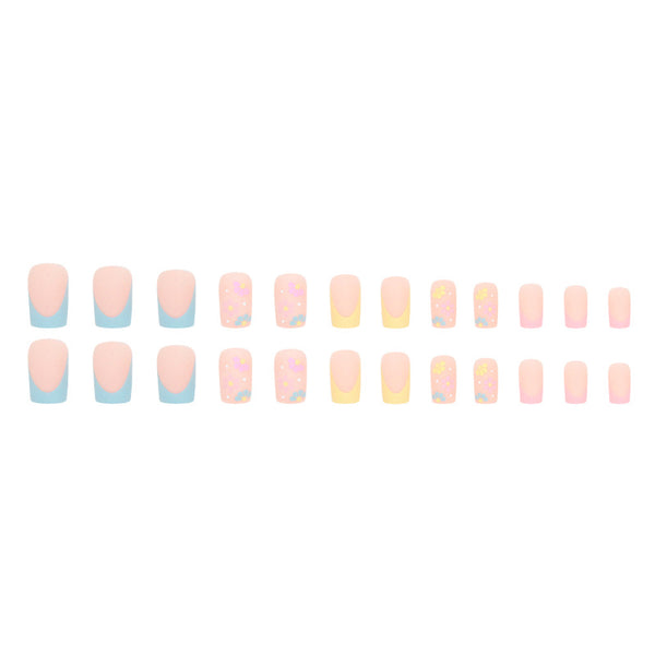 12 Sizes-24 Pcs Press On Nails W574
