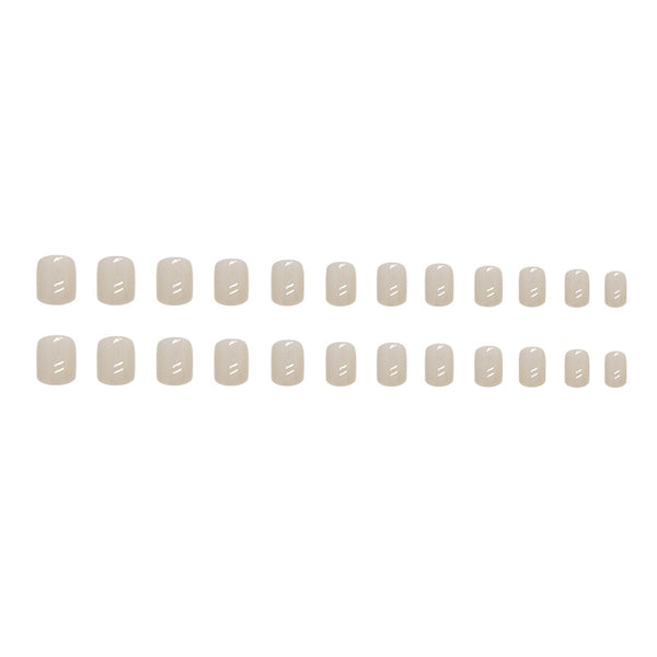 12 Sizes-24 Pcs Press On Nails CF029