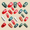 12 Sizes-24 Pcs Press On Nails Y1269