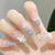 12 Sizes-24 Pcs Press On Nails Z838