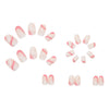 12 Sizes-24 Pcs Press On Nails W011