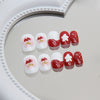 12 Sizes-24 Pcs Press On Nails K019