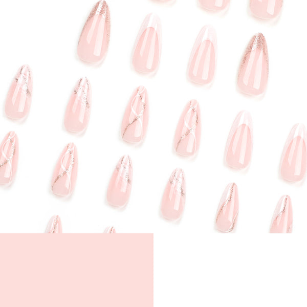 12 Sizes-24 Pcs Press On Nails JP3229