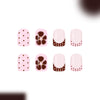 12 Sizes-24 Pcs Press On Nails C1410