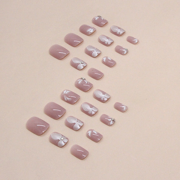 12 Sizes-24 Pcs Press On Nails Z740