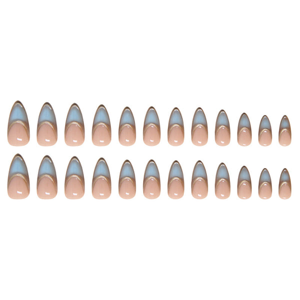 12 Sizes-24 Pcs Press On Nails W1743