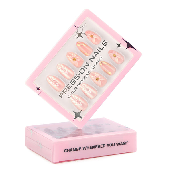 Glamhalo Premiere 30pcs Press On Nails – Eco-Friendly Perfect Fit - GD69