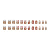12 Sizes-24 Pcs Press On Nails R988
