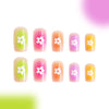 12 Sizes-24 Pcs Press On Nails C447