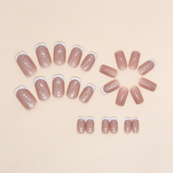 12 Sizes-24 Pcs Press On Nails W1180