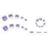 12 Sizes-24 Pcs Press On Nails F035