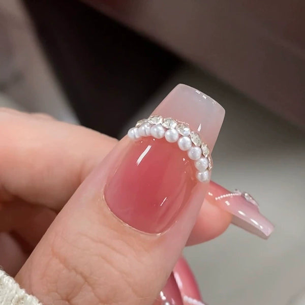 12 Sizes-24 Pcs Press On Nails S001