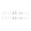 12 Sizes-24 Pcs Press On Nails W947