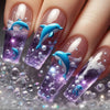12 Sizes-24 Pcs Press On Nails Y1017