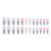 12 Sizes-24 Pcs Press On Nails W699