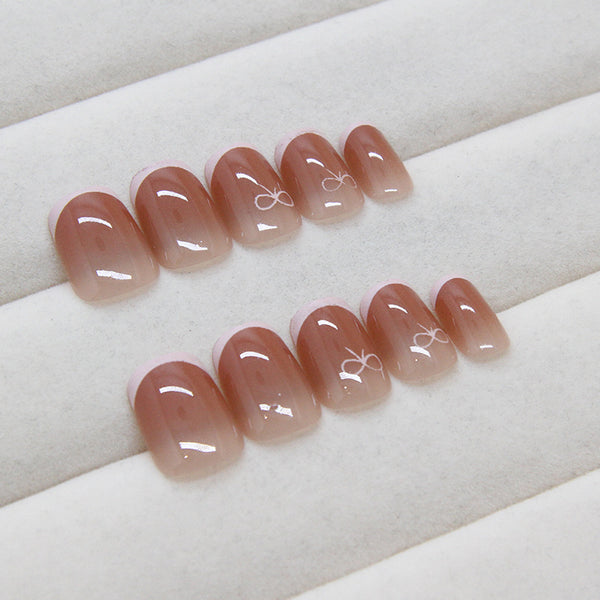 12 Sizes-24 Pcs Press On Nails R868