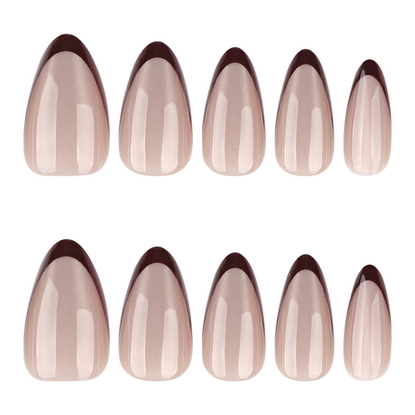 12 Sizes-24 Pcs Press On Nails JP4169