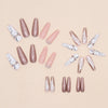 12 Sizes-24 Pcs Press On Nails Z735