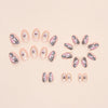 12 Sizes-24 Pcs Press On Nails W937