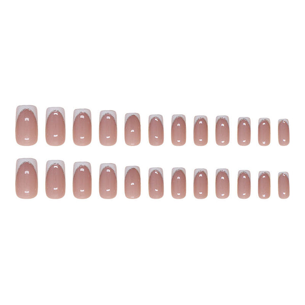 12 Sizes-24 Pcs Press On Nails W1666