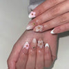 12 Sizes-24 Pcs Press On Nails JP4052