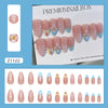 12 Sizes-24 Pcs Press On Nails Z1122