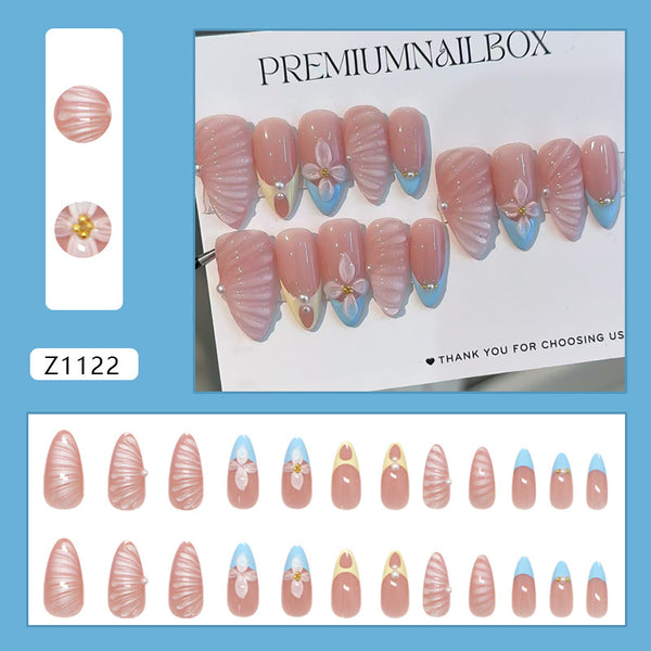 12 Sizes-24 Pcs Press On Nails Z1122
