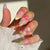 12 Sizes-24 Pcs Press On Nails C423