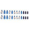 12 Sizes-24 Pcs Press On Nails W1778