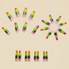 12 Sizes-24 Pcs Press On Nails Y709