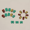 12 Sizes-24 Pcs Press On Nails W708