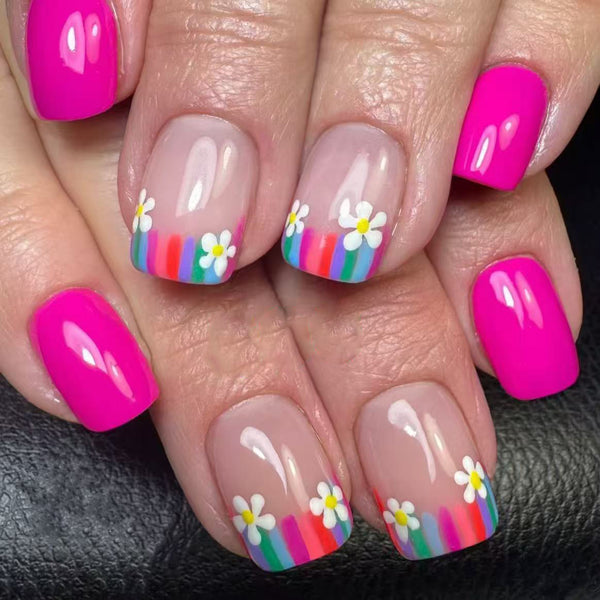 12 Sizes-24 Pcs Press On Nails C939