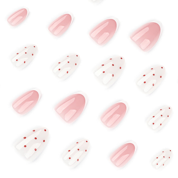 12 Sizes-24 Pcs Press On Nails JP4107