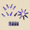 12 Sizes-24 Pcs Press On Nails Y1446