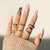12 Sizes-24 Pcs Press On Nails JP1356