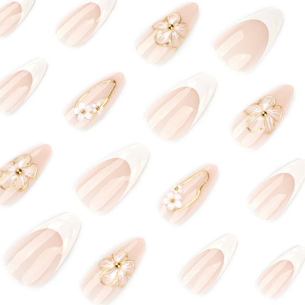 12 Sizes-24 Pcs Press On Nails JP4089