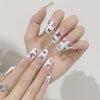 12 Sizes-24 Pcs Press On Nails JP1013
