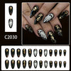 12 Sizes-24 Pcs Press On Nails C2030