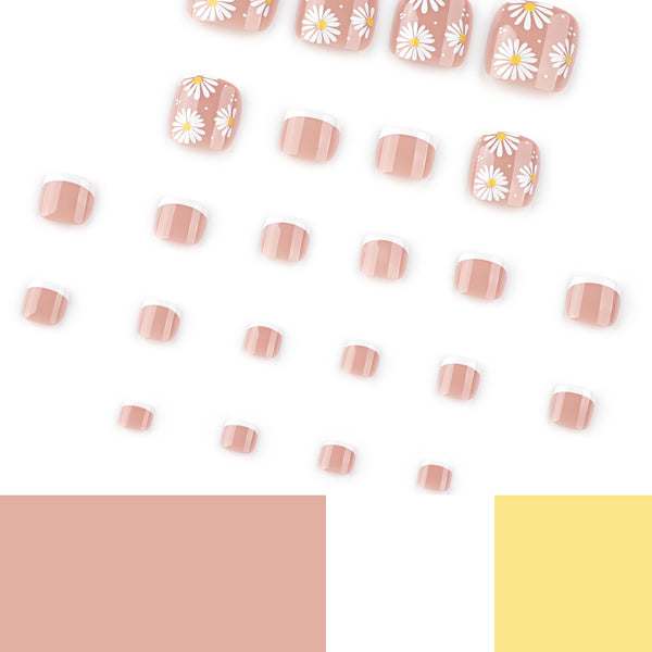12 Sizes-24 Pcs Press On Nails JP3809