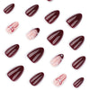12 Sizes-24 Pcs Press On Nails JP4285