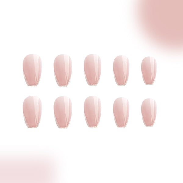 12 Sizes-24 Pcs Press On Nails C327