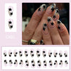12 Sizes-24 Pcs Press On Nails C492