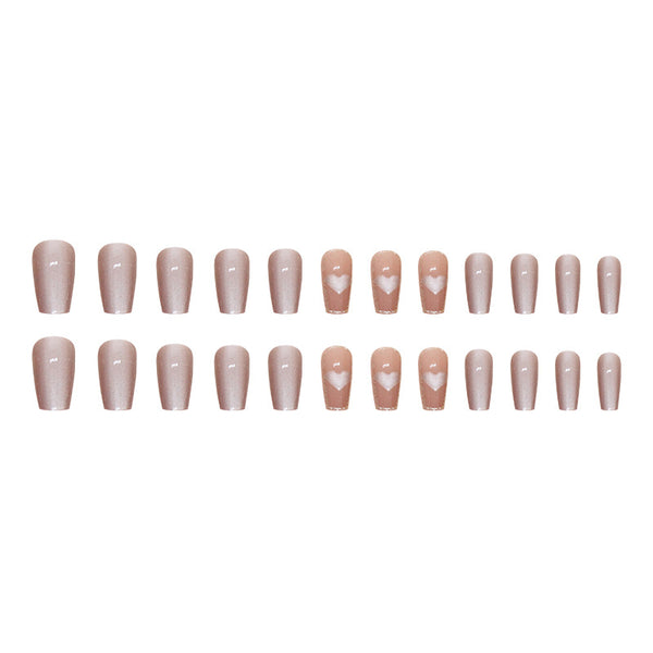 12 Sizes-24 Pcs Press On Nails MY023