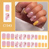 12 Sizes-24 Pcs Press On Nails C1543