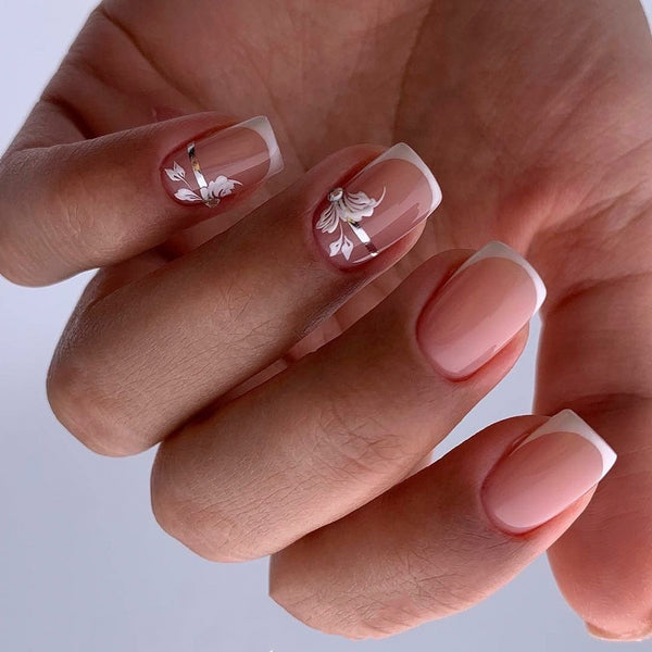 12 Sizes-24 Pcs Press On Nails JP3884