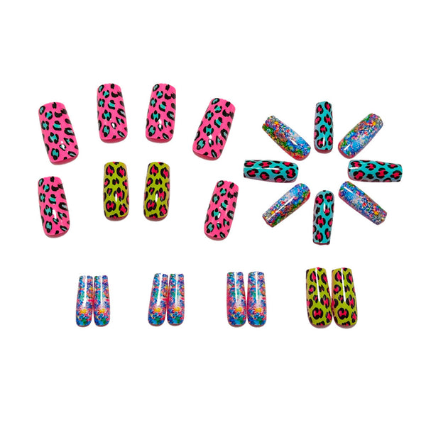 12 Sizes-24 Pcs Press On Nails Y1581