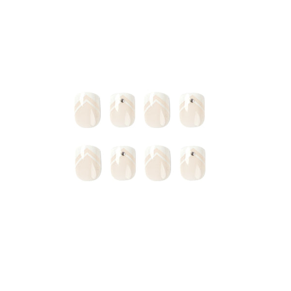 12 Sizes-24 Pcs Press On Nails JP1868