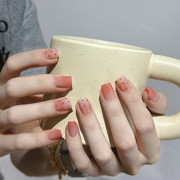 12 Sizes-24 Pcs Press On Nails R937